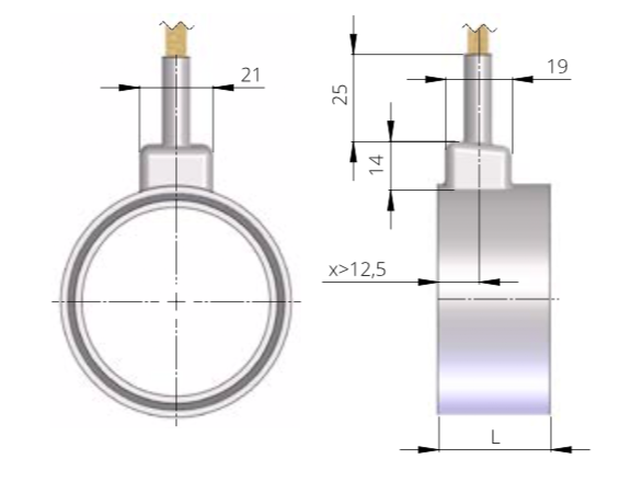Abb. 10: Düsenkappe radial