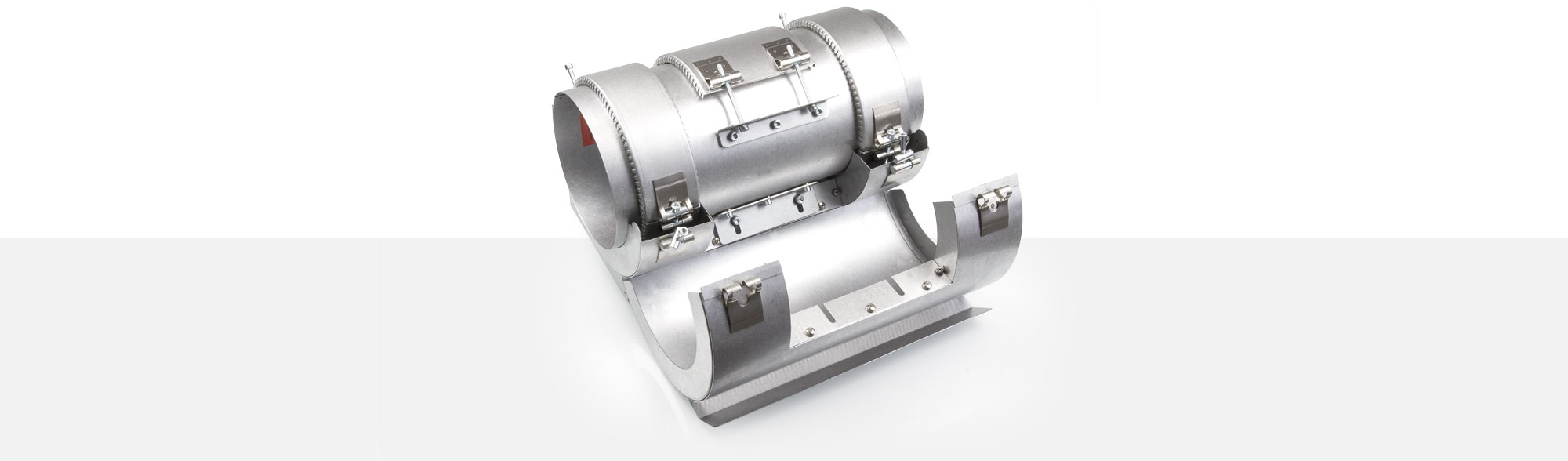 Heiz-Kühl-Kombination, für Temperaturen bis 400°C, Extrusion, Sprizguss, PVC, Recyclinganlagen, Gebläse, Luftkühlung, zusätzliche Isolationseinlage, keramikisoliert