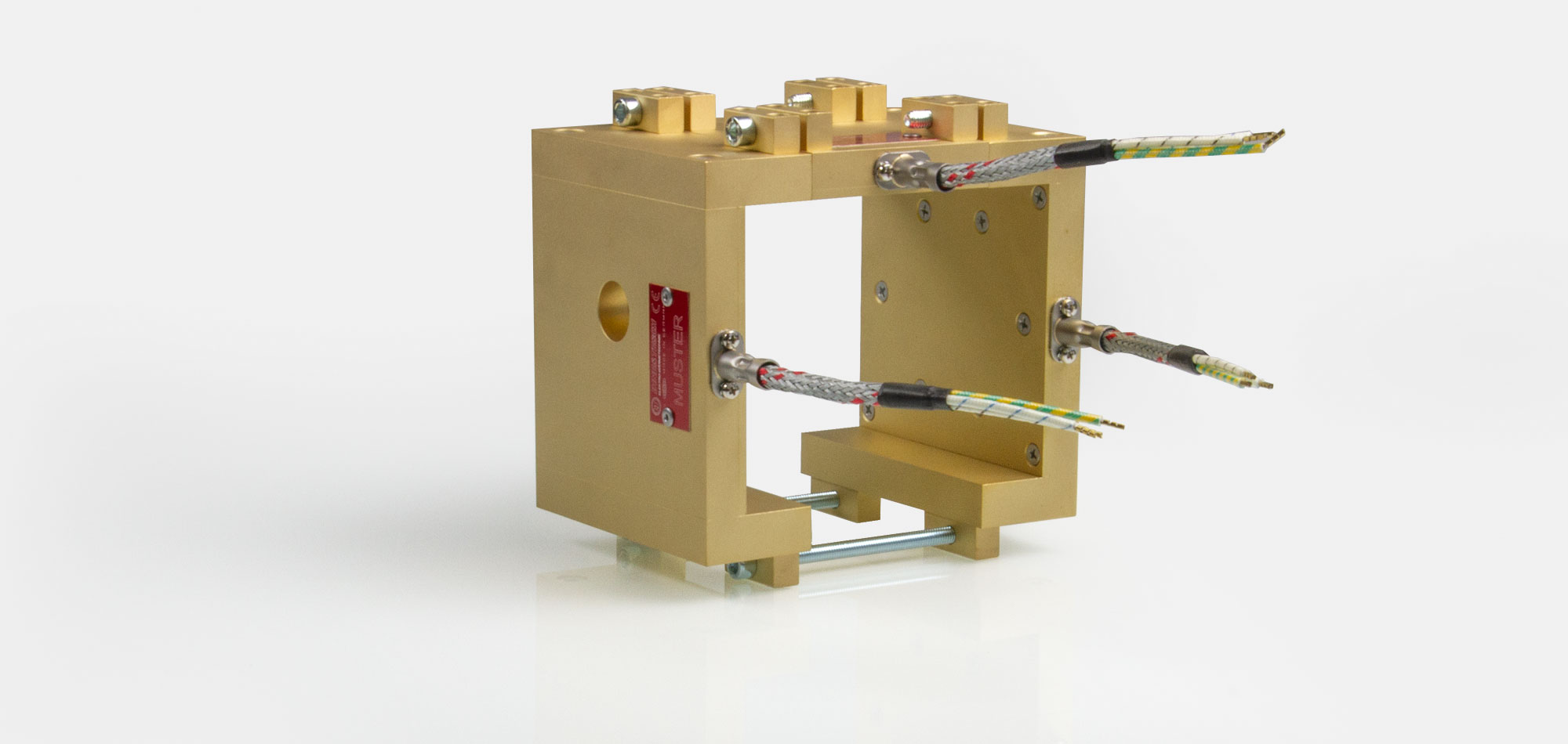Werkzeugbeheizung, Flachheizung, Rahmenheizung, für Temperaturen bis 450°C/550°C, Extrusion, Spritzguss, Kunststofftechnik, Bohrungen, Aussparungen, Wärmefühlerhalterung, energieeffizient, homogener Wärmeverlauf, konturgerechte Anlage