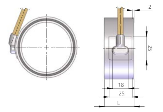 Abb. 4: Flachkappe tangential Ausführung 4
