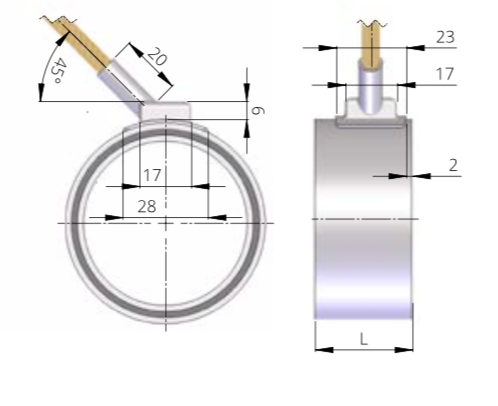 Abb. 5: RPM Kappe tangential 45° Ausführung 6