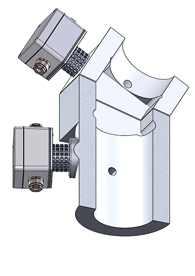 Cast-In Heaters Beispiel 4 Gussheizung Aluminium  z.B. für Rohre und Rohrbögen